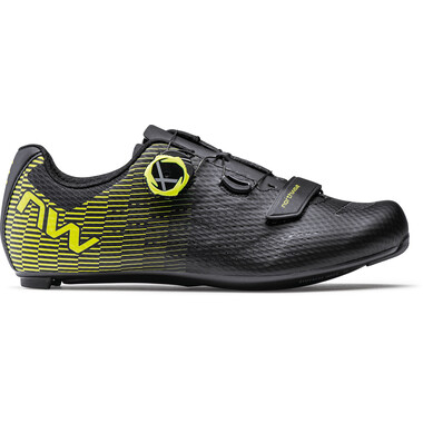 NORTHWAVE STORM CARBON 2 Road Shoes Black/Yellow 2023 0